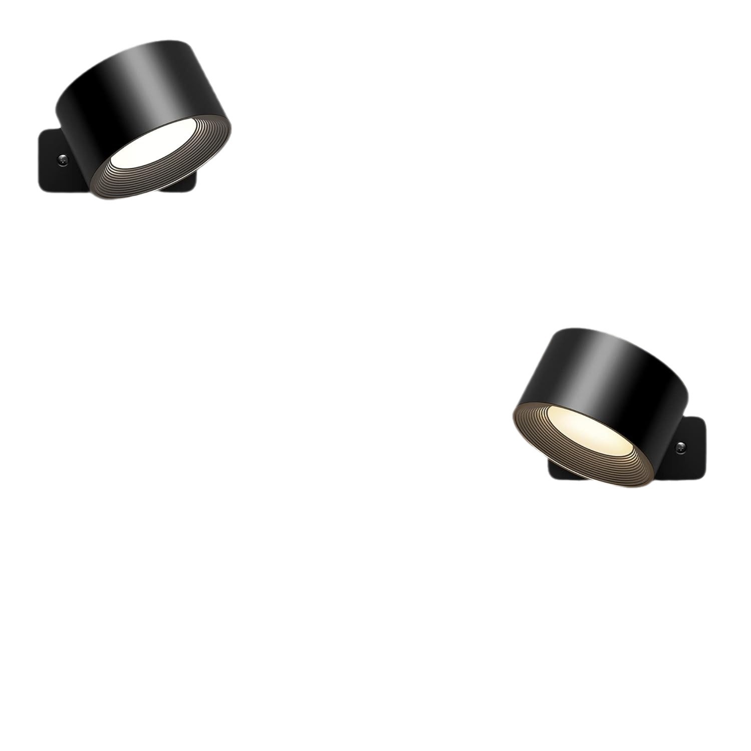 Lámpara de pared magnética con carga USB, lámpara de pared interior para armario, lámpara de libro de cabecera, lámpara táctil portátil, lámpara de pared con carga para dormitorio