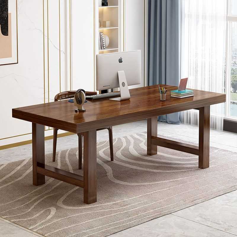 Simple Living Room Modern Home Desktop Study Table Solid Wood Table Executive Desk Desk Computer Table Ultra-Thick Desk