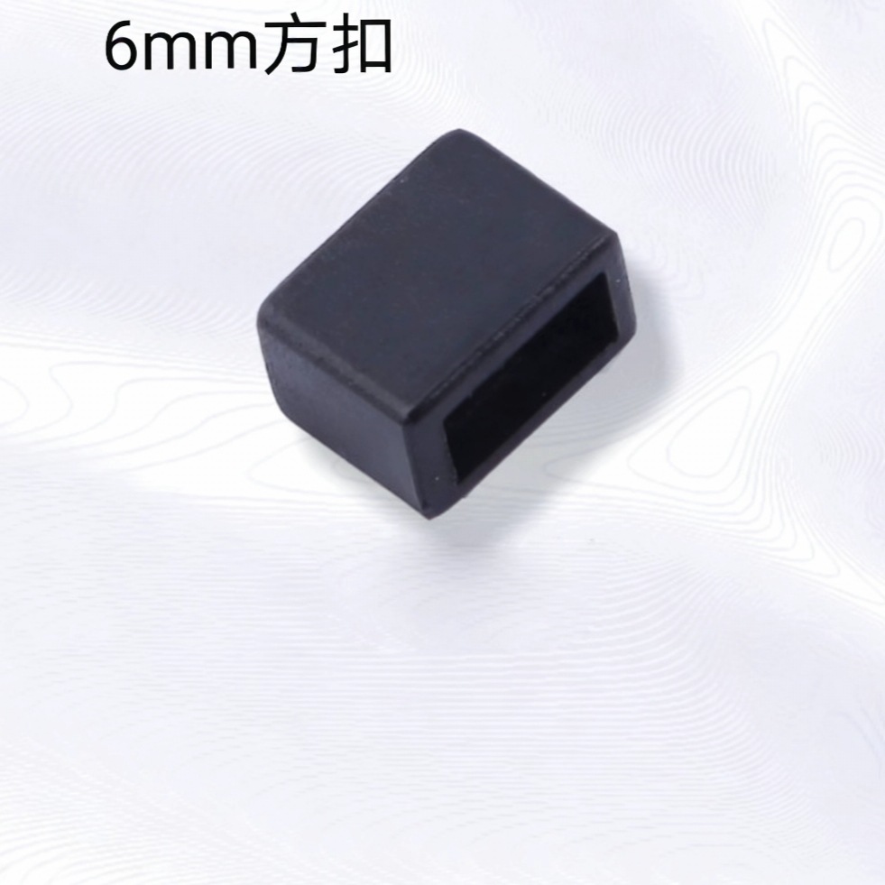 批发塑胶方扣6mm-25mm塑料滑扣口字扣调节扣手机挂绳织带配件绳扣