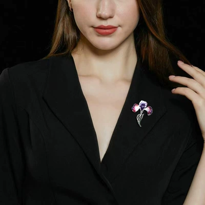 Oil-Drip Rhinestones, Elegant Floral – Yaxa sancaqları