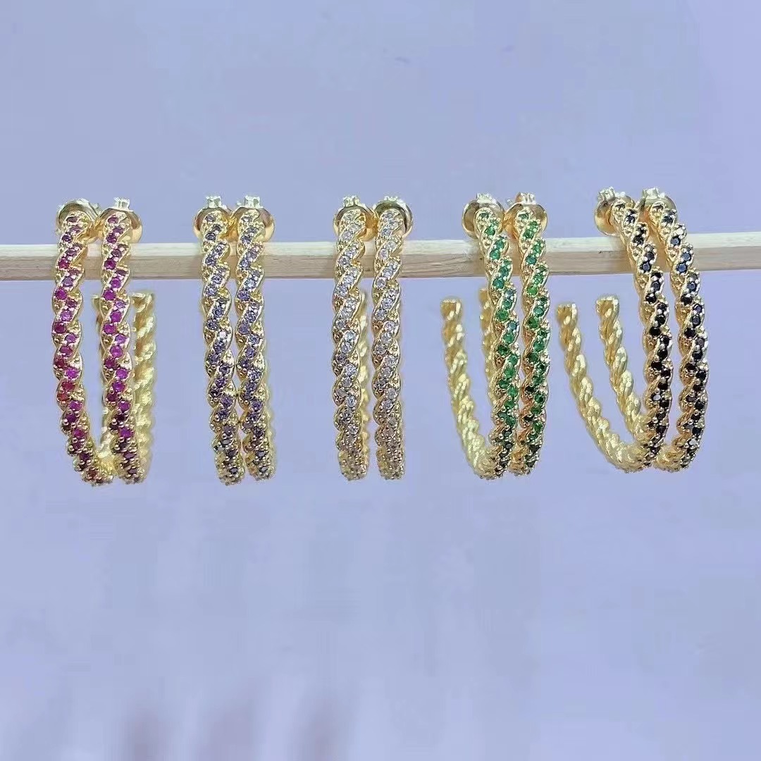 9g Weight Plating Copper Copper Earrings