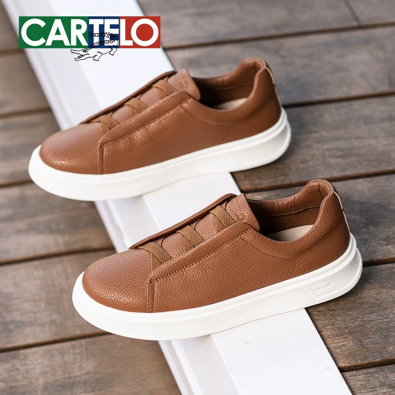 Мужские туфли из крокодиловой кожи Cardile, новинка весны 2025 года, на толстой подошве, с эффектом увеличения роста, повседневные деловые туфли-лоферы.