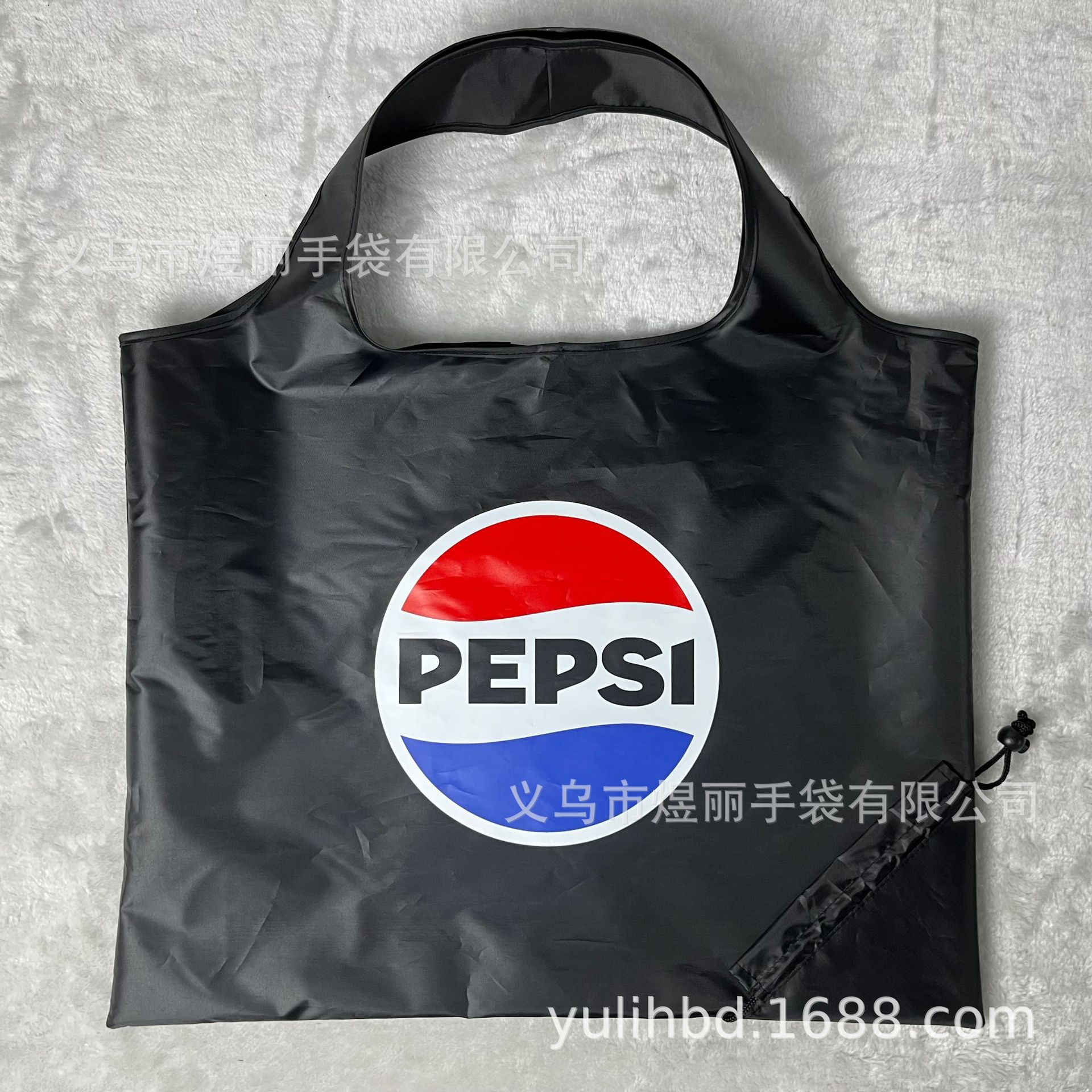 210TRPET再生海洋涤纶材质 百事可乐促销袋 环保背心收纳袋