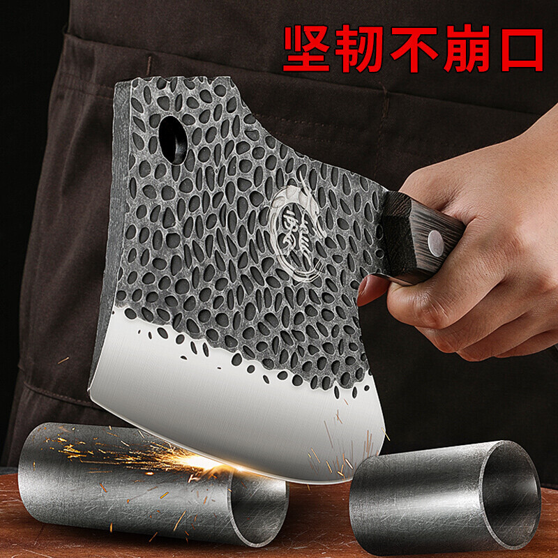 Cutter forjado Cutter Cutter Cutter Longquan072 espesar cuchillo de cocina Cutter Cutter Cutter Bone