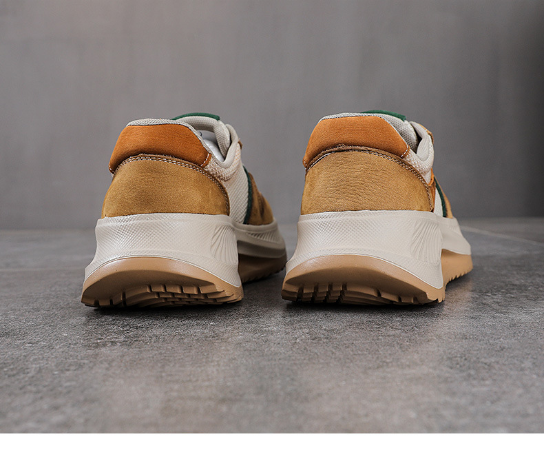 Giày sneaker nữ đế dày phong cách cổ điển, da bò thượng hạng thoáng khí — màu sắc chi tiết 15