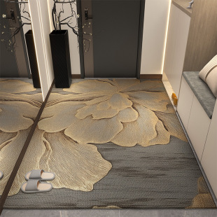 Floor Mat Entrance Door Entrance Carpet Doorway Home Door Mat Non-Slip Living Room Light Luxury Advanced Entrance Mat Can be Cut