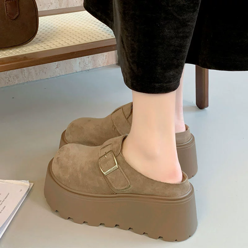 Мафли с толстым дном, увеличенные ботинки