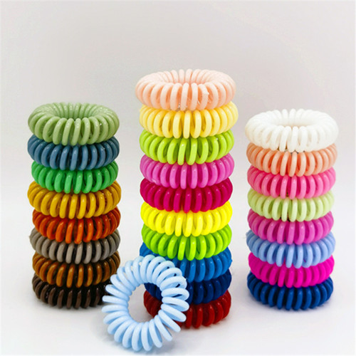3.5CM black phone cord hair tie children's headband Yiwu jewelry wholesale street stall foreign trade children's headwear jewelry