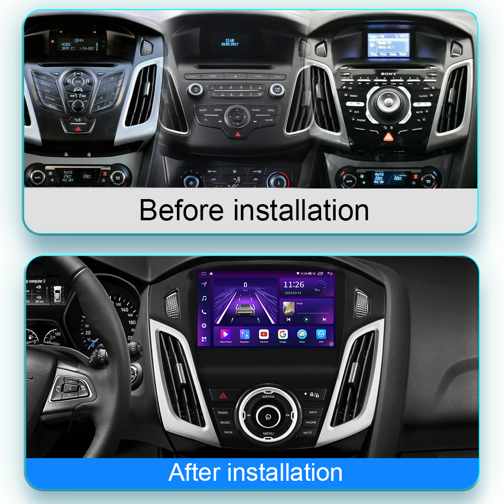 Suitable for 11-17 Ford Focus Mk3 Android Smart Navigation Bluetooth Gps Reversing Image All-In-One Machine