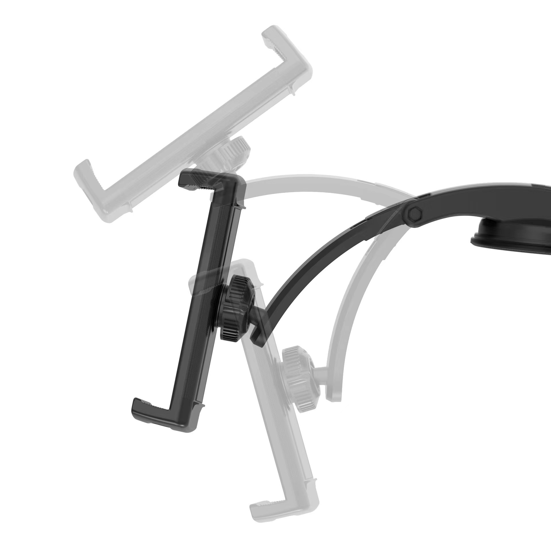 特斯拉手机支架 瀑布吸盘支架 折叠手机支架 车载架