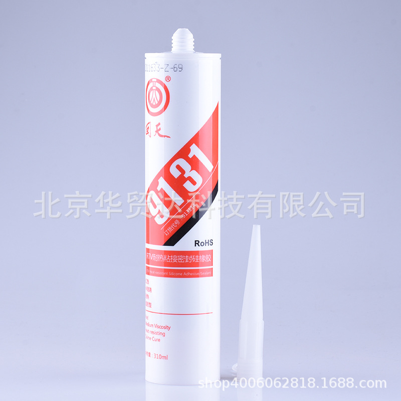 HT9131 回天9131RTV耐re粘接密封硅橡胶 单组分nai高温流淌型硅胶