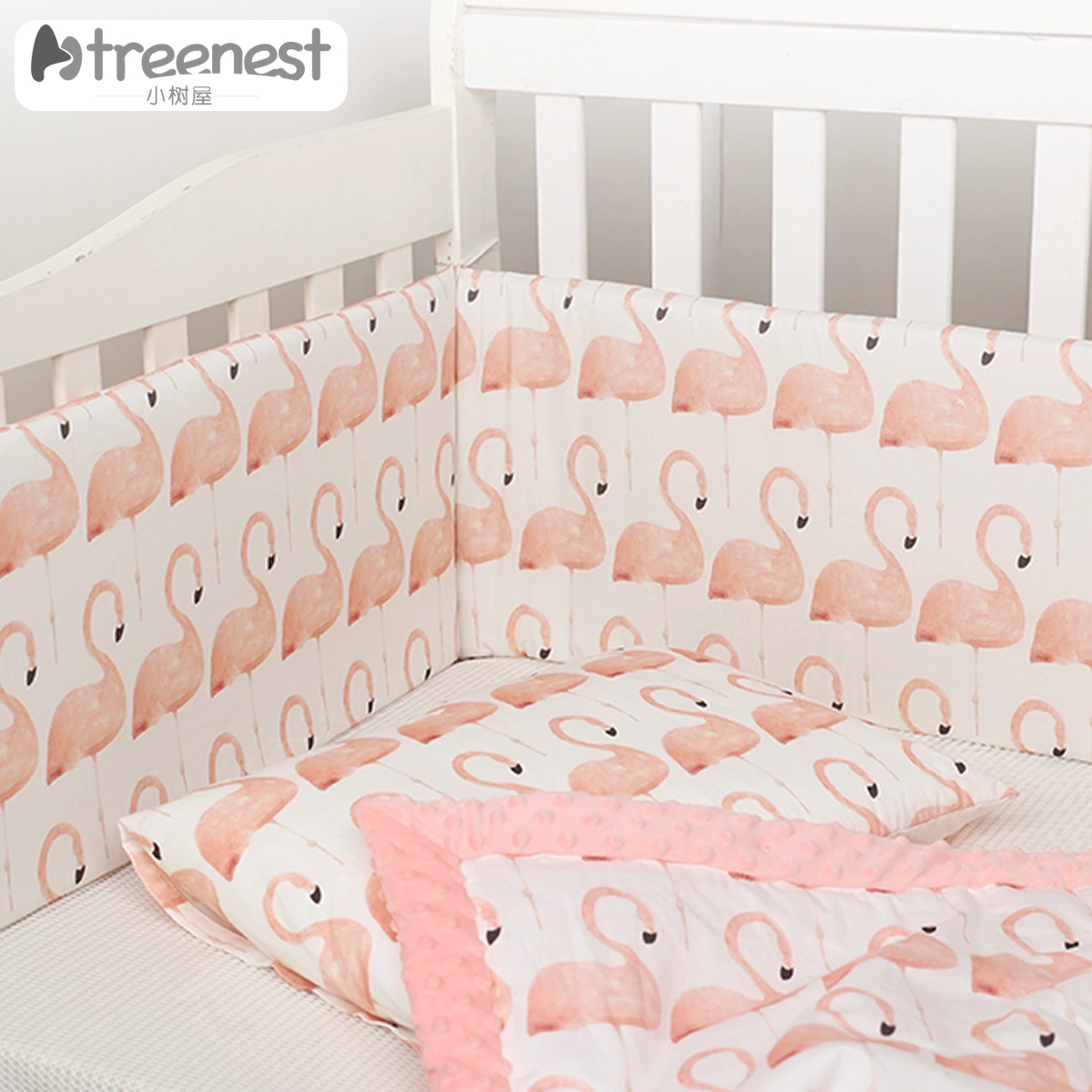 Four Seasons универсальная кроватка настенная детская кровать ограждение детское анти-столкновение набивным рисунком Оптом Постельные принадлежности мягкая сумка