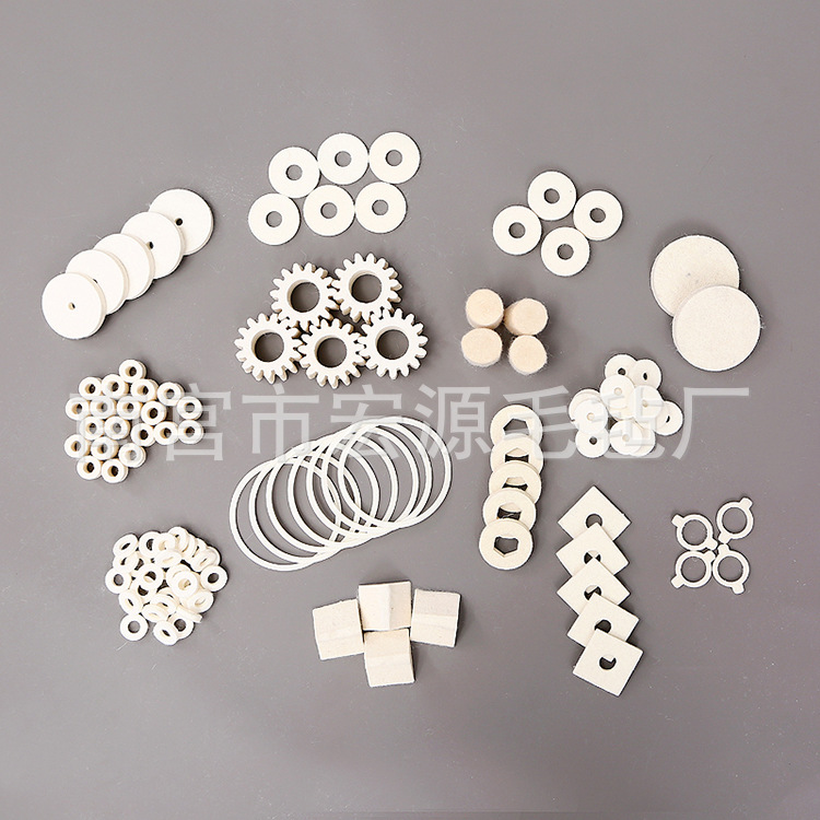 厂家批发定制工业羊毛毡垫圈工业用吸油抛光毛毡垫密封羊毛毡垫