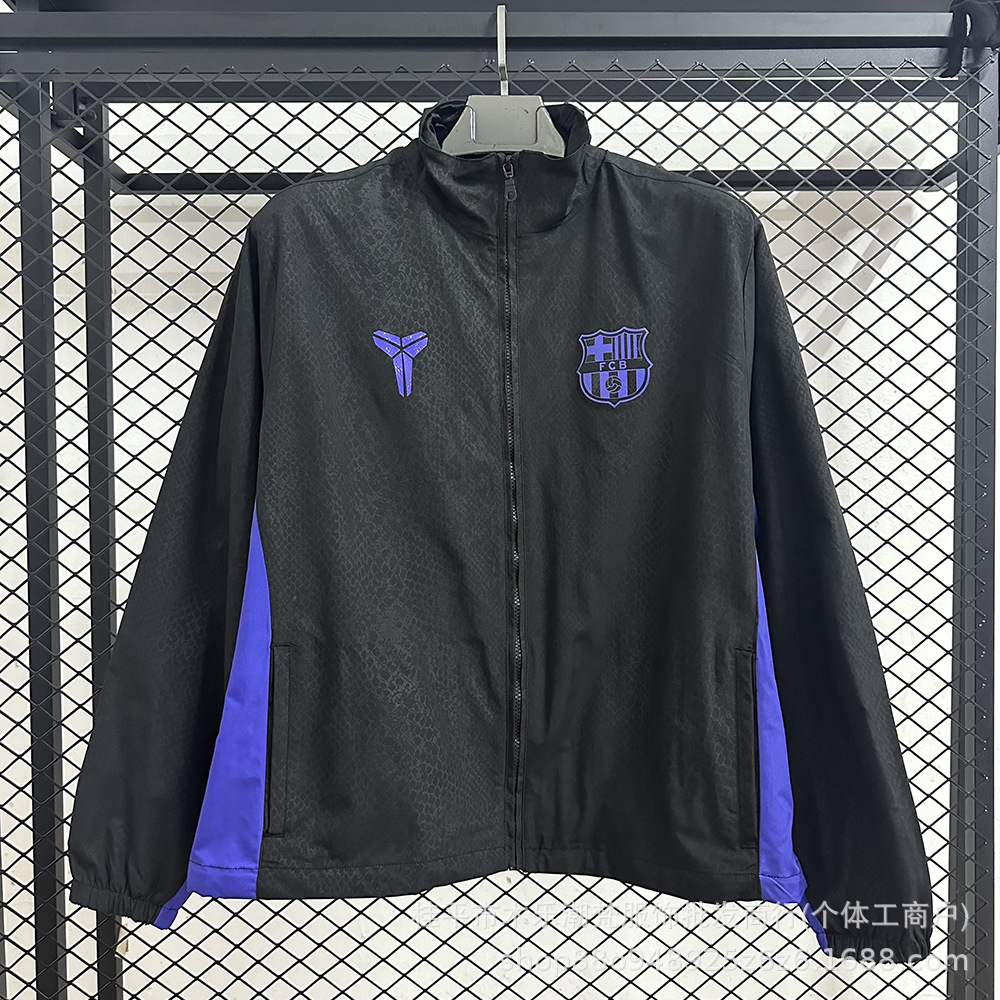 Cross-Border Football Training Jacket Men's Windbreaker Jacket Same Style as Real Madrid Italy Argentina Mexico World Cup