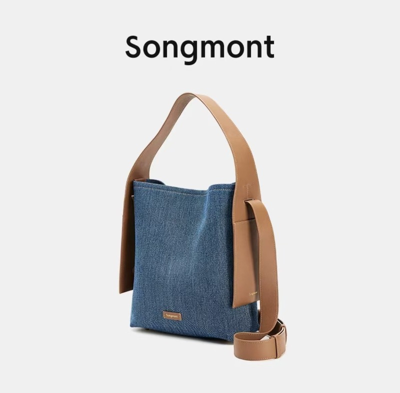 songmont山下有松麂皮挂耳托特包慵懒通勤单肩斜挎包水桶包大包包|undefined