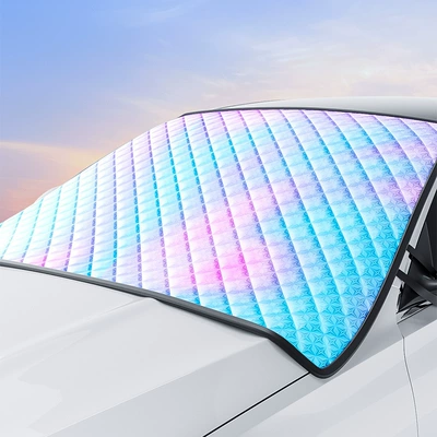 Car Snow Shield Front Windshield Anti-frost Snow Cover Winter Antifreeze Cover Car Cover Winter Windshield Thickened