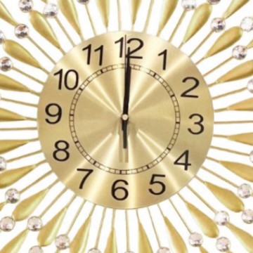 Reloj de pared creativo con diseño de cielo estrellado y gotas de agua, estilo europeo, decoración sencilla para sala de estar, silencioso, moderno y minimalista.