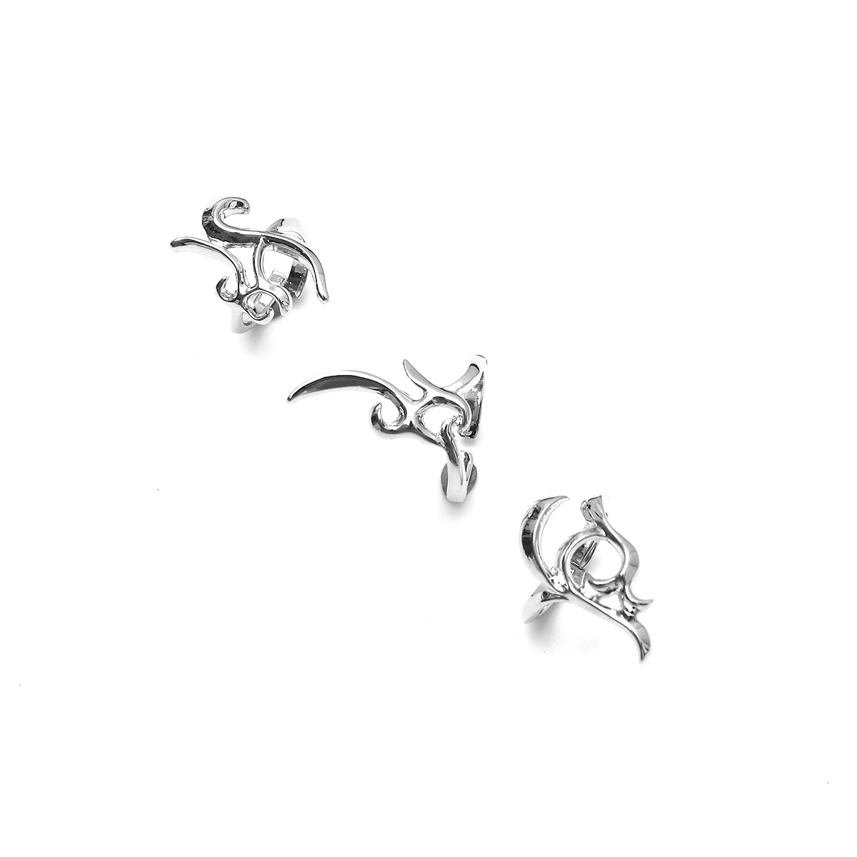 Creative design elegant geometric fashionable ring for nails