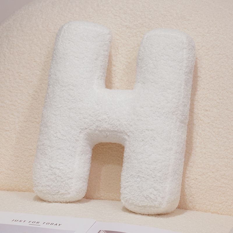 Cojín de Peluche con Forma de Letra de Felpa Decorativo para Fotografía image 40