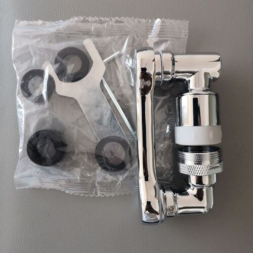 1080-degree articulated mechanical arm universal water faucet with swivel spray bubbler extensible spout splash-proof swivel arm