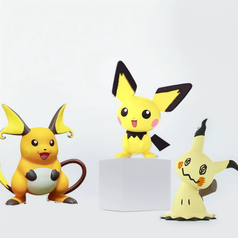 Чэнь Цичао Pokémon Пятая? четвертое поколение кукольная фигура Пикачу Лейчу автомобильная подвеска модель слепой бокс