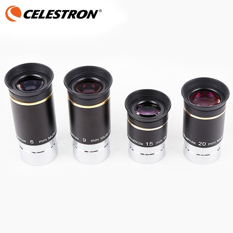 星特朗超广角66度目镜uw 6mm 9mm 15mm 20mm行星天文望远镜配件