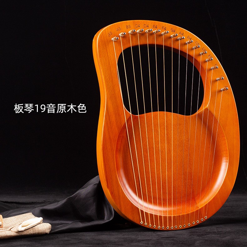 19-String lyre piano portátil 16-String small HARP principiante auto-Estudio 10-String lyre piano lyre instrumento musical
