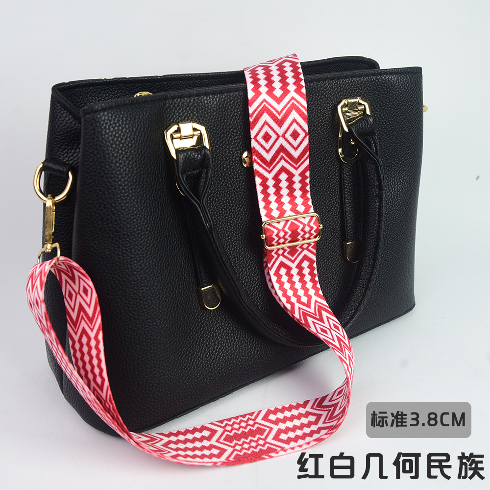 Bolso bandolera con accesorios ultra anchos, bolso de color, correa gruesa, correa de repuesto alargada, correa de hombro de bolso universal ajustable