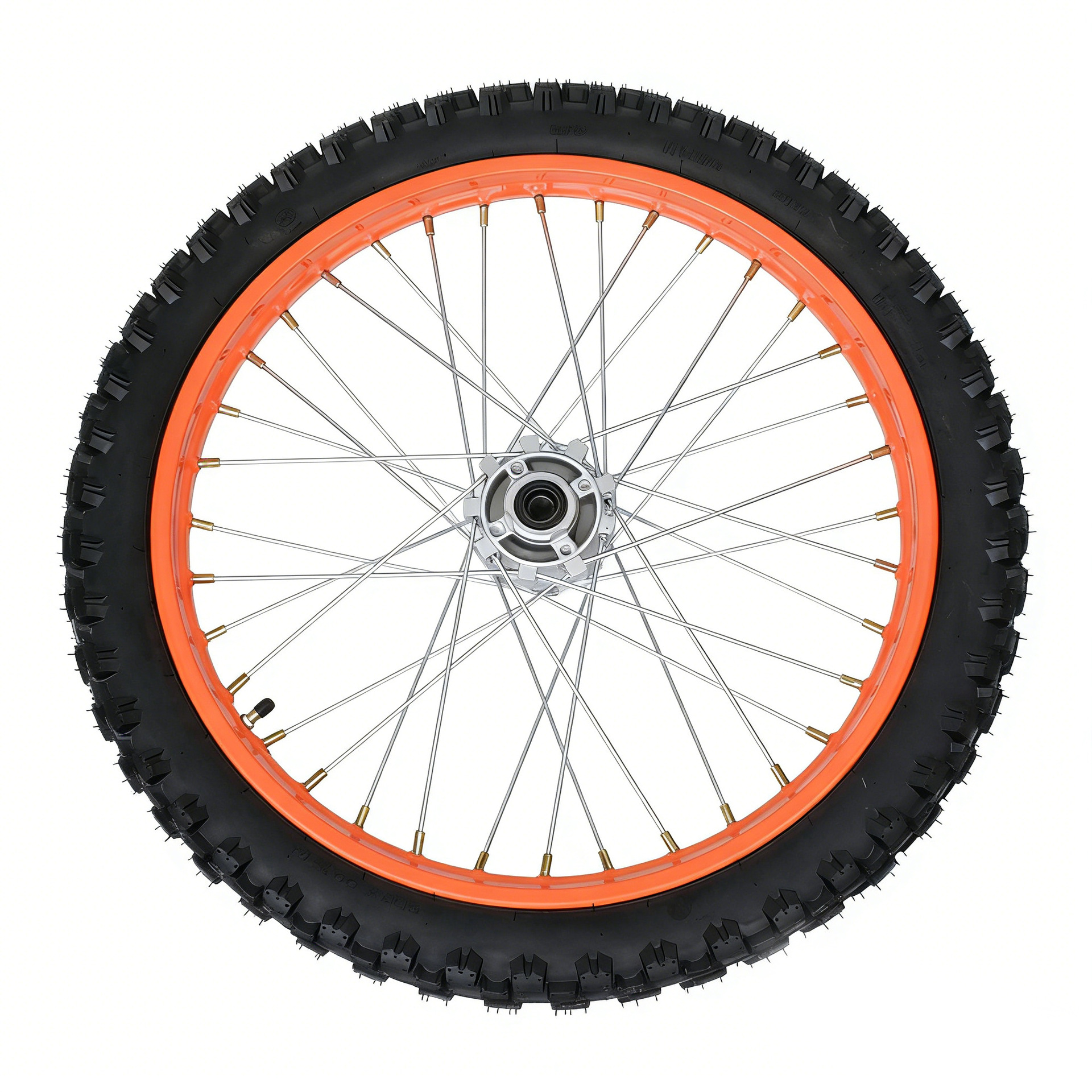 Cqr Off-Road Motorcycle Front Wheel 80/100-19 Rear Wheel 110/90-16 Wheel Hub Wheel Rim Large Tooth Tire Assembly