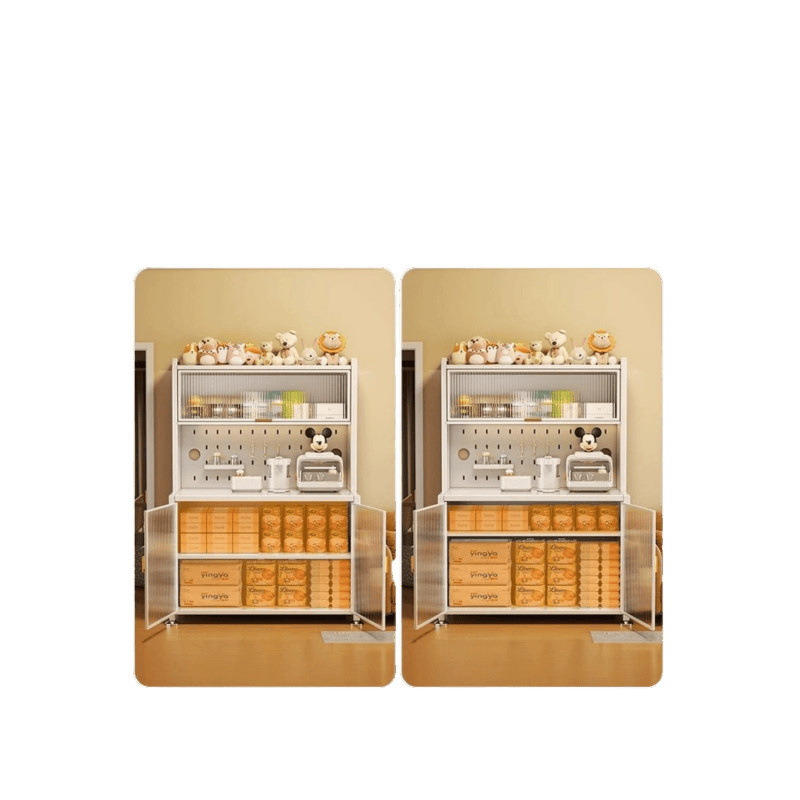 Cocina hogar leche en polvo para bebés mesa de alimentación armario de almacenamiento para artículos para bebés estante de almacenamiento de tierra armario de gran capacidad
