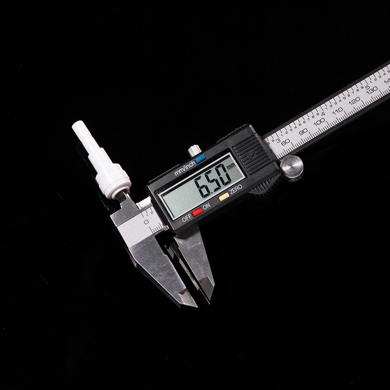 Straight-through plug-in duro de 2 puntos a 2 puntos de tubería directa conector rápido recto-a través de 1/4 de diámetro de tubería de forma recta plug-in de conexión de tubería PE