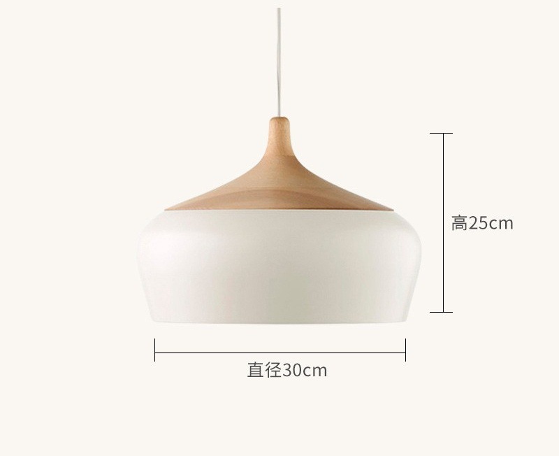 Diseñador minimalista nórdico candelabro japonés dormitorio sala de estar sala de estudio mesa de comedor LED avellana personalidad comedor candelabro de madera