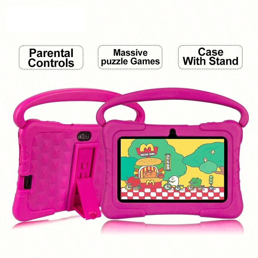 New 7inch Kidsren's Android Tablet Pc Drop-Proof and Durable 4+64g Built-In Google Store Game Youtubi