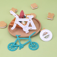 2pcs Bicycle Cookie Mold Cookie Cutter Plastic Baking Tool Set Direct Manufacturer Supply