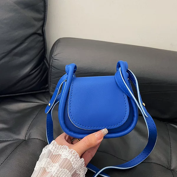 Fashion Simple Mini Small Bag Women's 2024 Summer New Korean Fashion Coin Purse Shoulder Crossbody Bag Red Bag