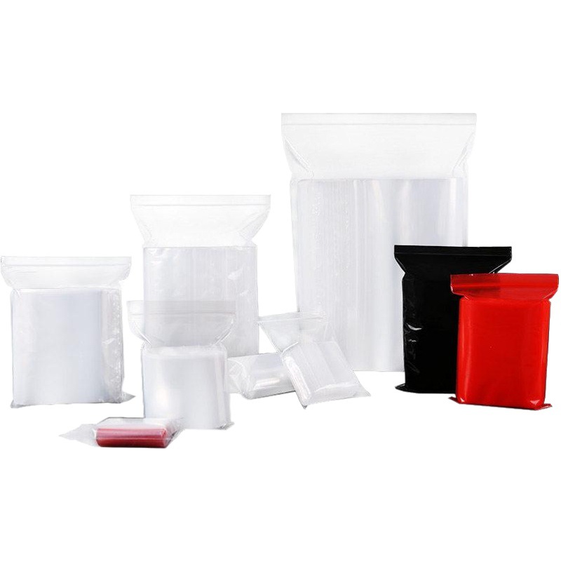 Mini bolsa de almacenamiento de joyas tamaño pequeño bolsa ziplock transparente Linda pequeña bolsa sellada engrosada bolsa de joyería transparente