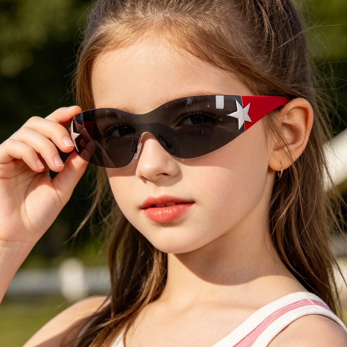 Gafas de sol modernas para niños y niñas, gafas de montura grande estilo urbano, gafas de sol para bebés con protección UV.