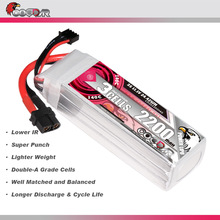 鹰氪CODDAR 2200MAH 3S 11.1V 140C航模四轴固定翼车模船模锂电池