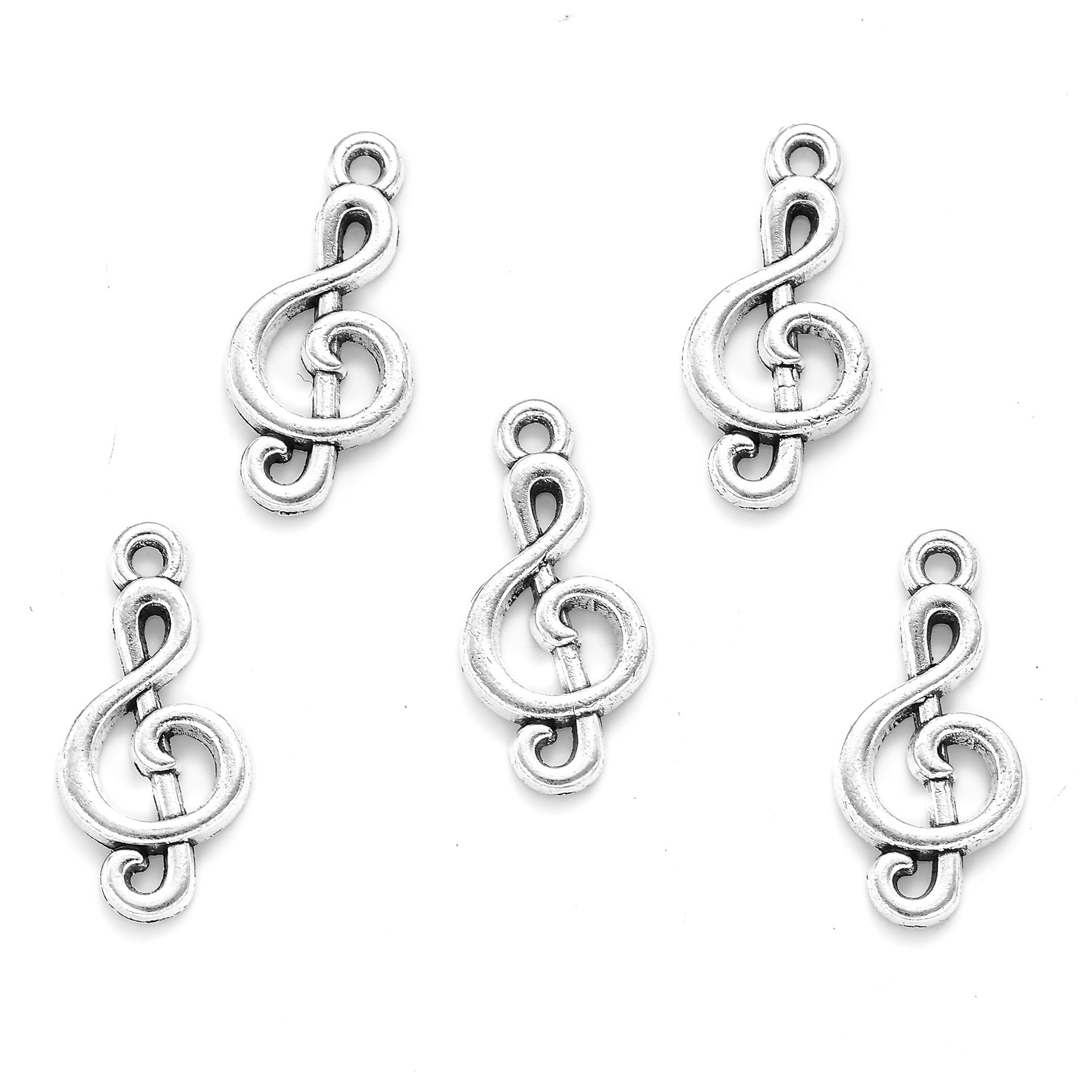 Metal accessory with accessories, musical instruments, pendant, guitar, violin, microphone, necklace and bracelet, DIY 5