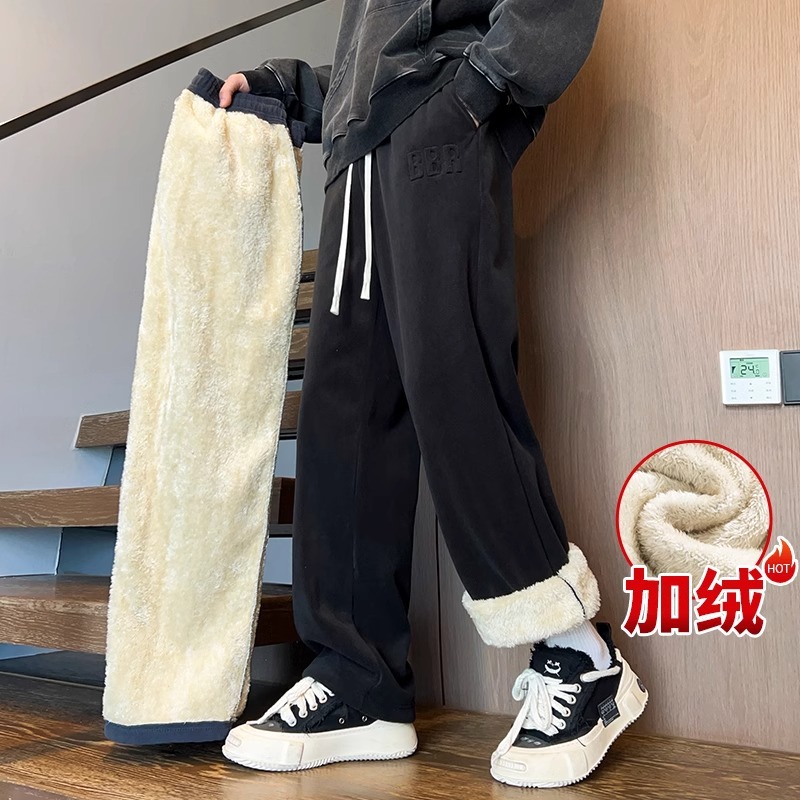 557 dark night black (fleece-lined thickening)