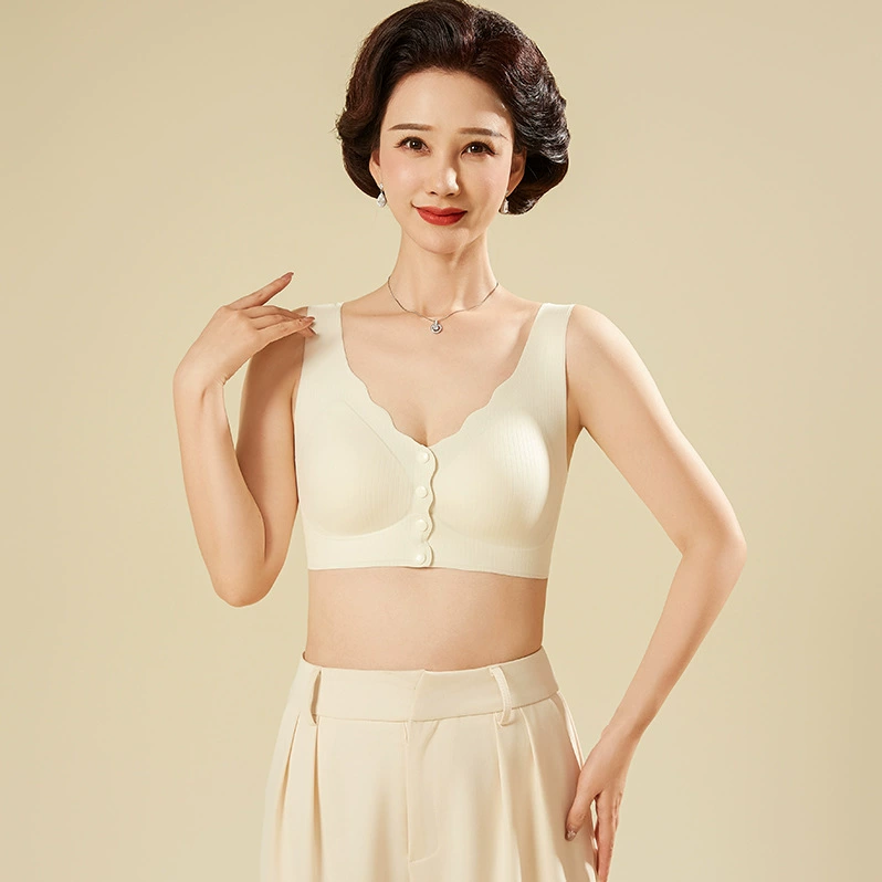 Мама нижнее белье женское тонкое без следов передний бюстгальтер без стального кольца бюстгальтер против провисания