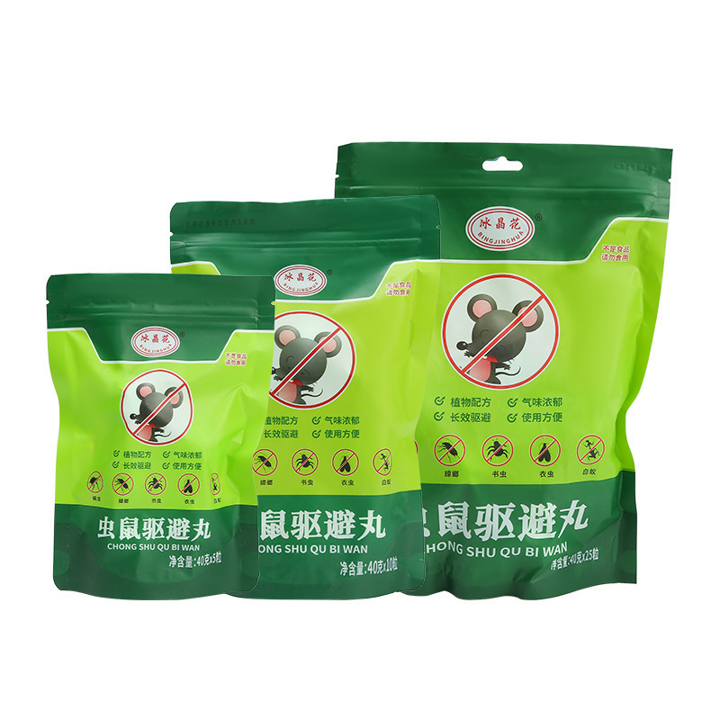 Ice Crystal Insect and Rat Repellent Pills, Rat Repellent Pills 16g 40g Mothballs, Insect Repellent and Rat-proof Outdoor Indoor Cockroach