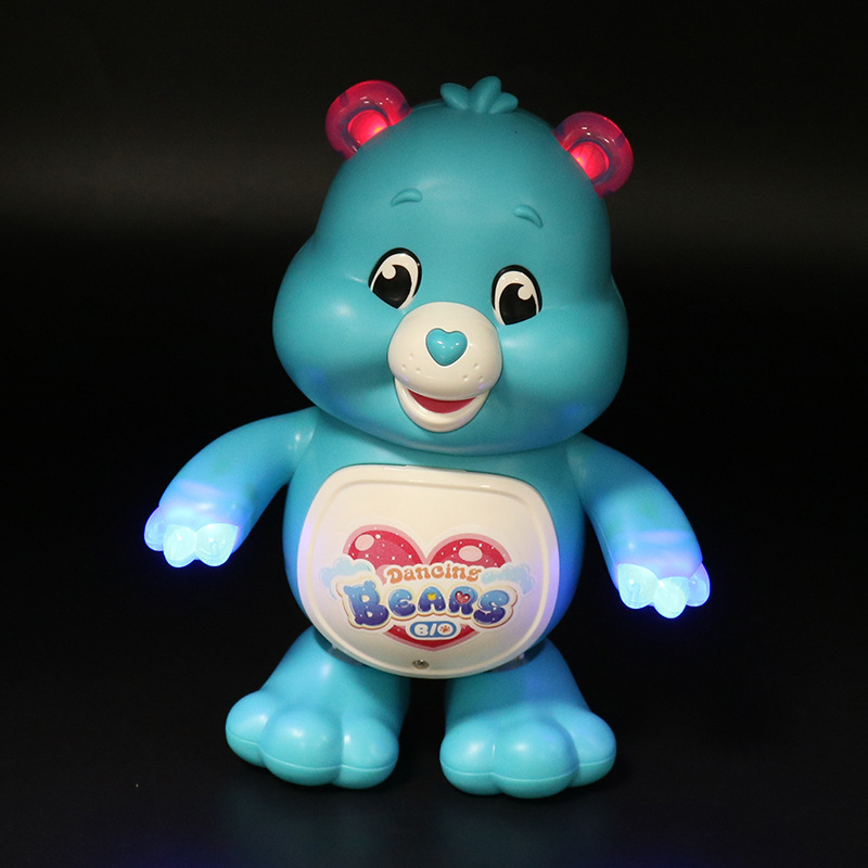El mismo tipo eléctrico puede cantar y bailar, pequeño oso, bebé, puzzle, swing danza, oso arco iris, niños y niñas