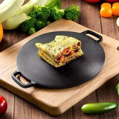 Thickened Iron Plate Pancake Griddle for Banjings & Hand-Held Crepes, Household Tool for Gas-Powered Shandong Jianbing Guizi and Whole-Grain Pancake Cooking