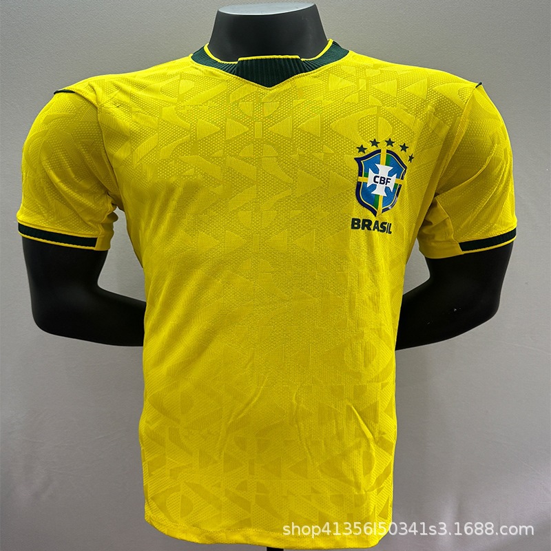 Camiseta de la Copa del Mundo de 2026 Argentina España Selección Nacional de Brasil Edición de Jugadores Camiseta Edición de Jugadores de la Copa del Mundo
