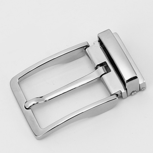 Guanpin 3.3CM Pin Buckle Belt Buckle Headless Pants with Head Unisex Fashion Versatile Belt Factory Direct Sales