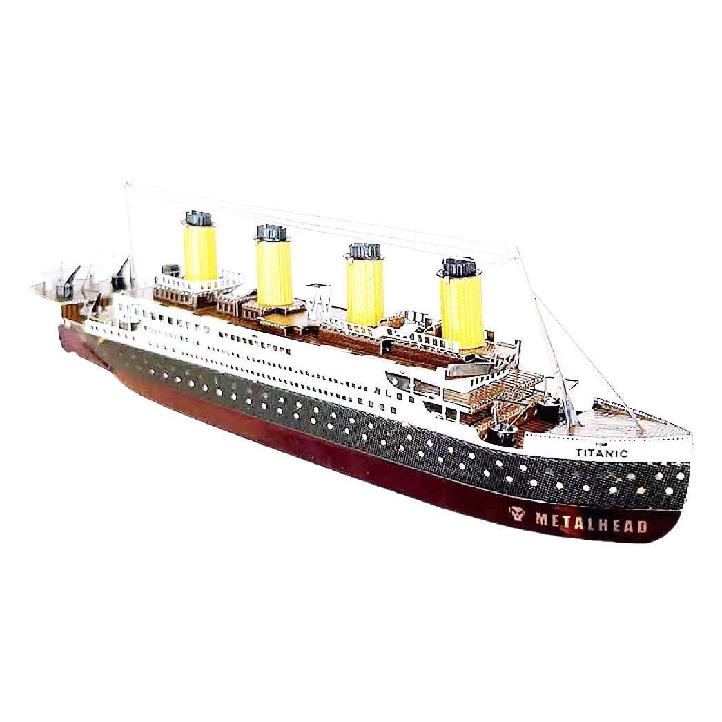 Modelo loco armar un Titanic DIY metal rompecabezas montado modelo miniatura hierro decoración regalo