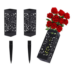 Factory Supplies Qingming Tomb Sweeping Ancestor Cemetery Garden Flower Basket Cut Out Garden Basket Outdoor Ground Flower Basket