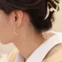 大圆小众法式圆形耳圈