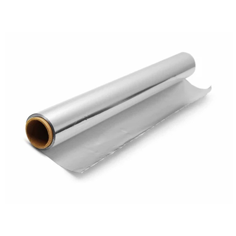 Papel de aluminio de grado alimenticio para barbacoa placa de horneado resistente a altas temperaturas a prueba de aceite no pegajoso pescado asado para llevar papel de aluminio comercial
